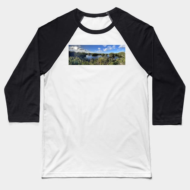 Florida Everglades Baseball T-Shirt by Sparkleweather